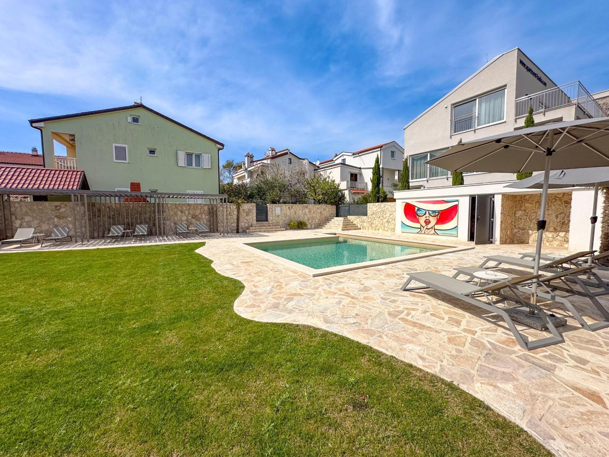 Baska, Exklusive Mit Poolarea In Baska, Krk - Kroatien Appartement *