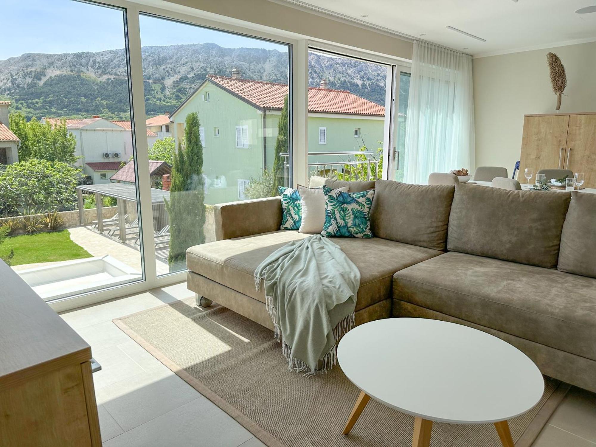 Appartement Baska, Exklusive Mit Poolarea In Baska, Krk - Kroatien *