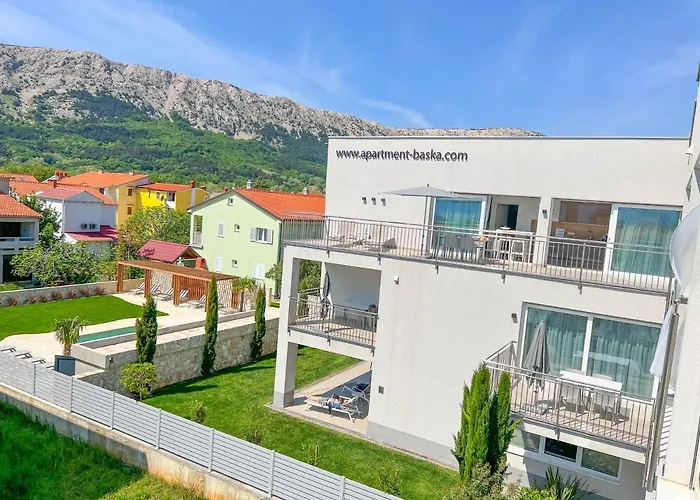 Apartment Baska, Exklusive Apartments Mit Poolarea In Baska, Krk - Kroatien