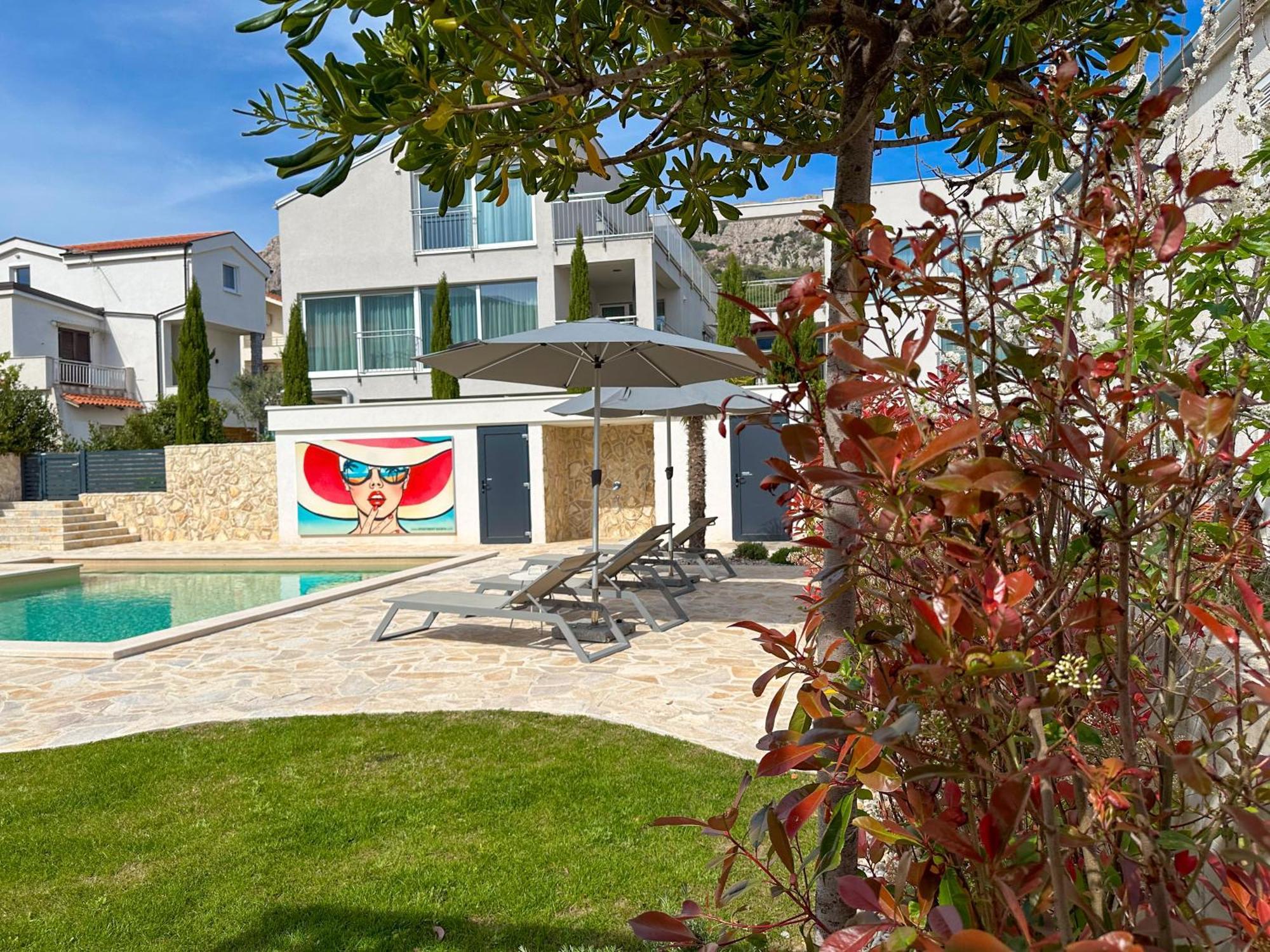 Baska, Exklusive Mit Poolarea In Baska, Krk - Kroatien *