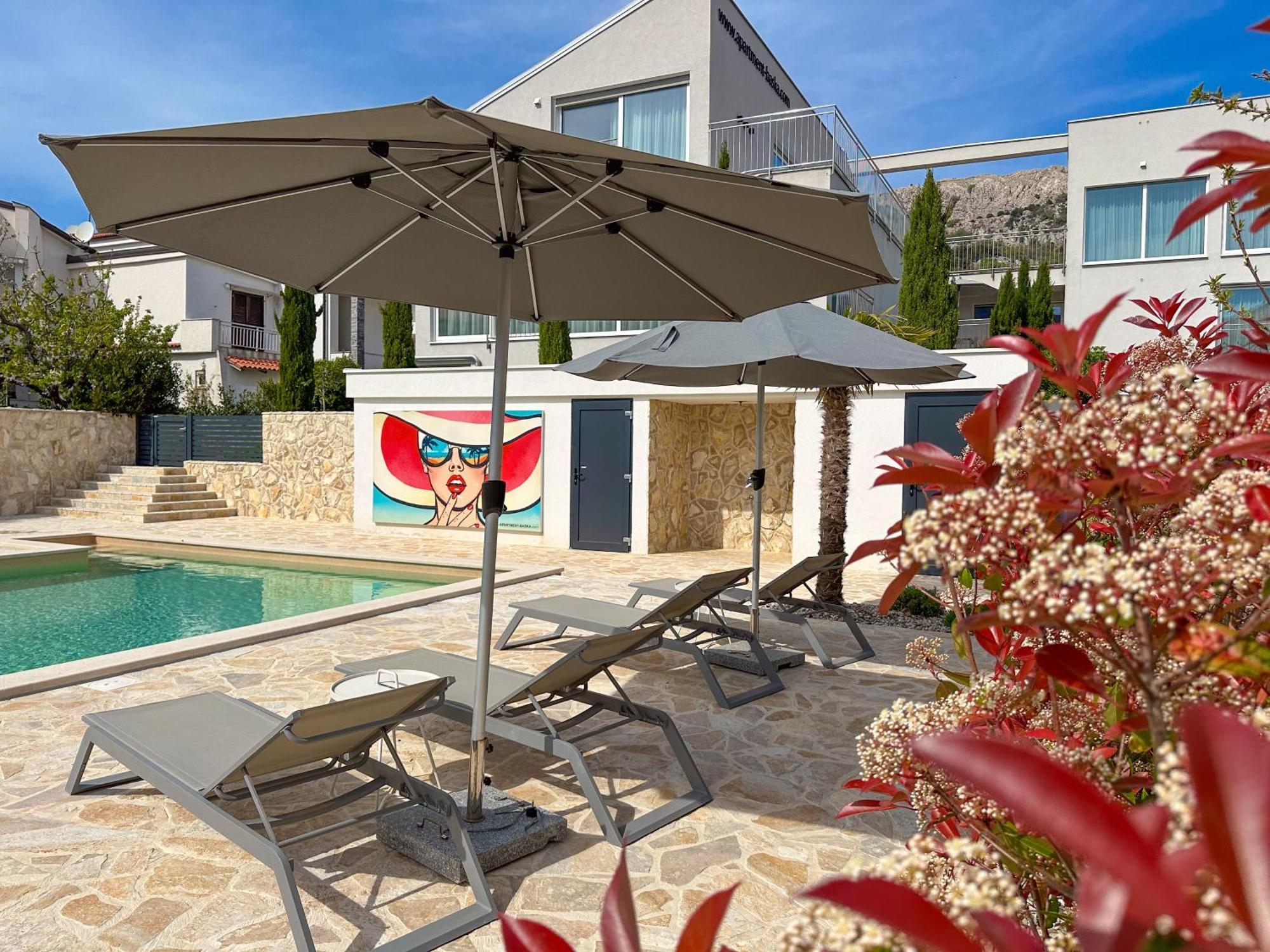 Baska, Exklusive Mit Poolarea In Baska, Krk - Kroatien Apartment Baska (Krk)