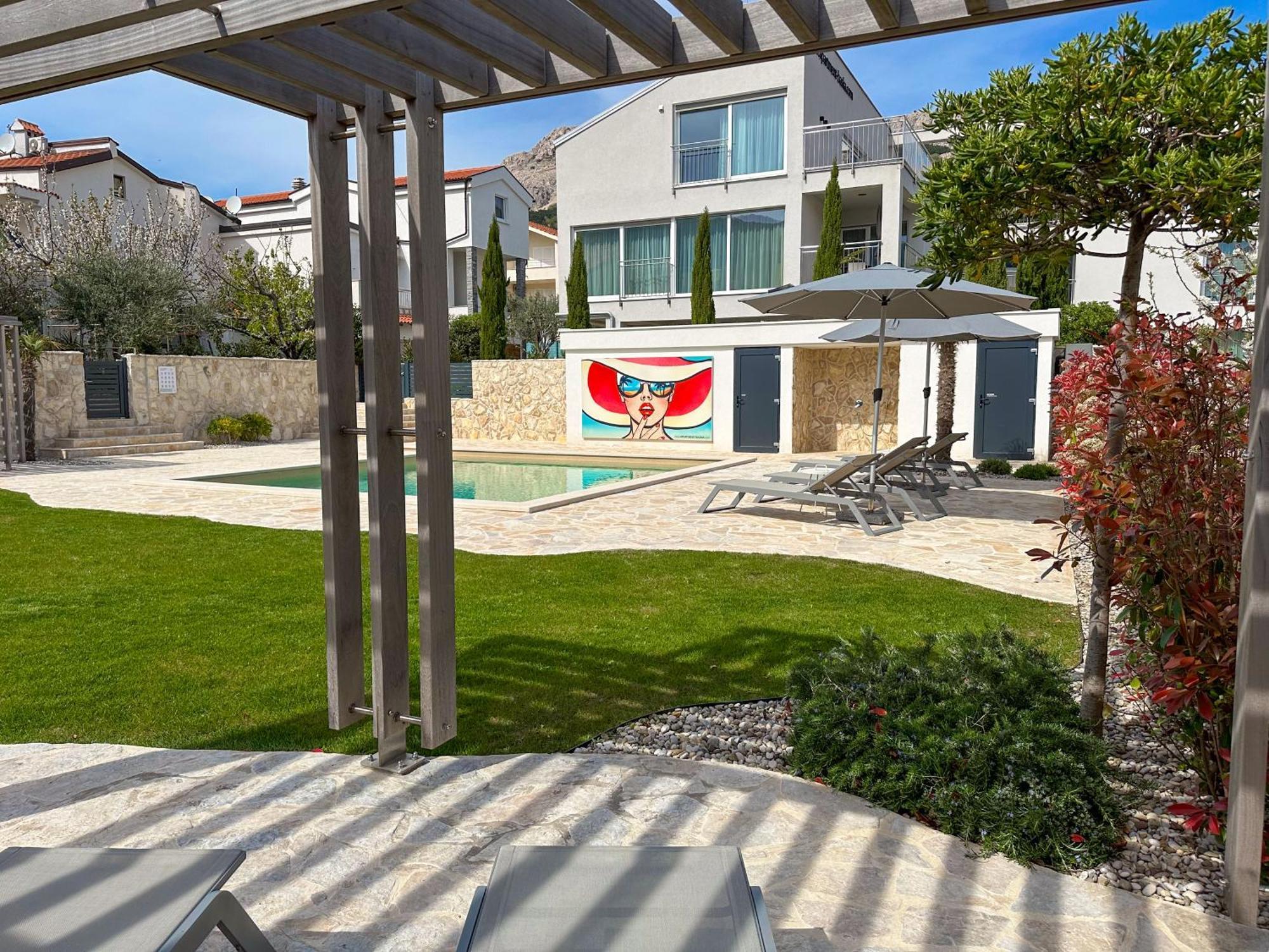 Baska, Exklusive Mit Poolarea In Baska, Krk - Kroatien Baska (Krk)
