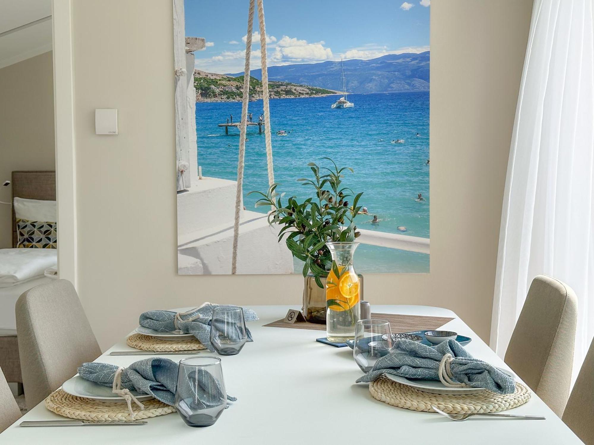 Baska, Exklusive Mit Poolarea In Baska, Krk - Kroatien *