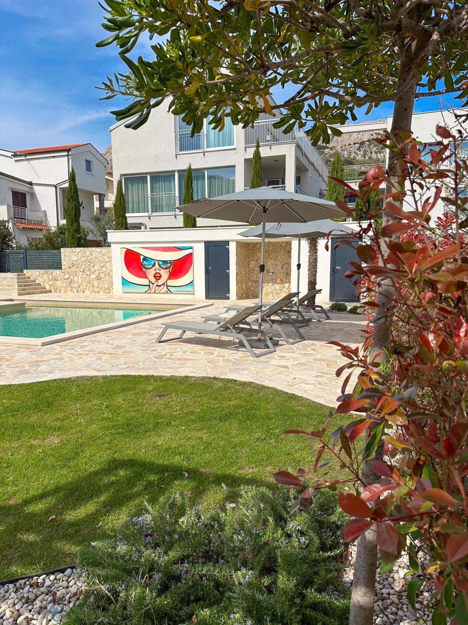 Baska, Exklusive Mit Poolarea In Baska, Krk - Kroatien