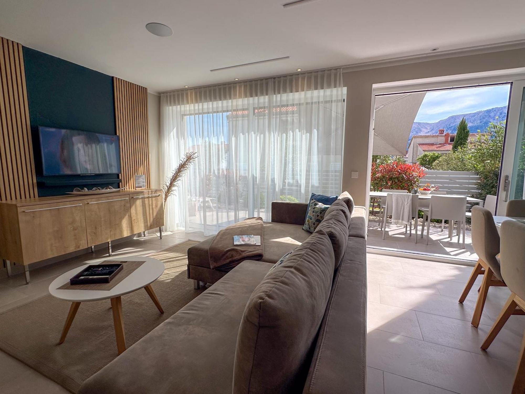 Baska, Exklusive Mit Poolarea In Baska, Krk - Kroatien Apartment