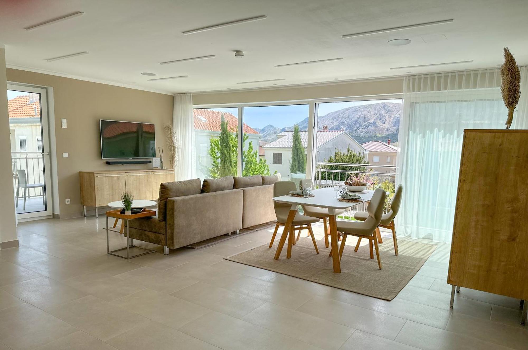 Baska, Exklusive Mit Poolarea In Baska, Krk - Kroatien Apartment