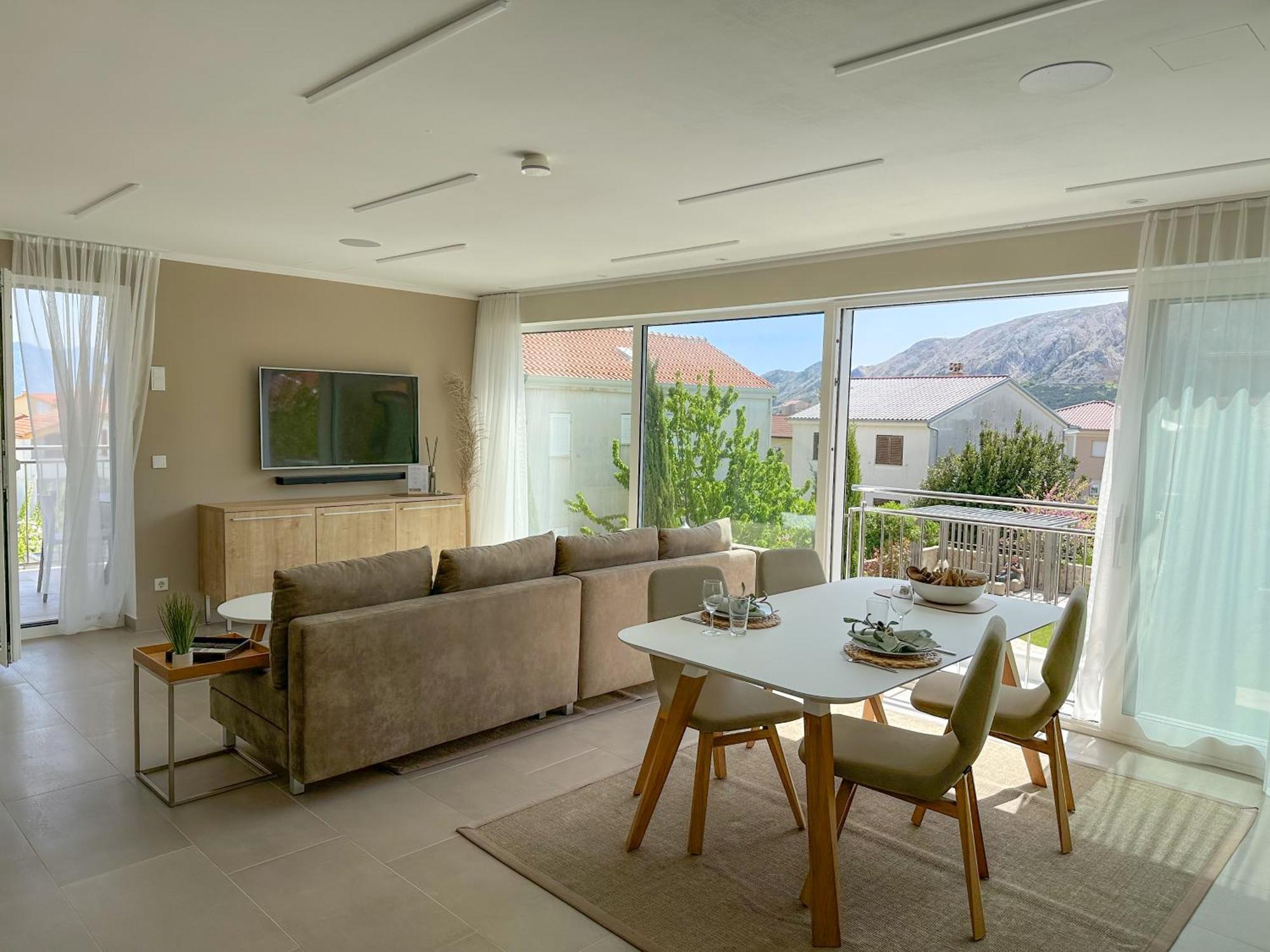 Baska, Exklusive Mit Poolarea In Baska, Krk - Kroatien Baska (Krk)